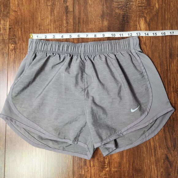 Nike Running Shorts Womens Dri FIT Tempo Brief Lined Grey Size Small - Picture 3 of 8